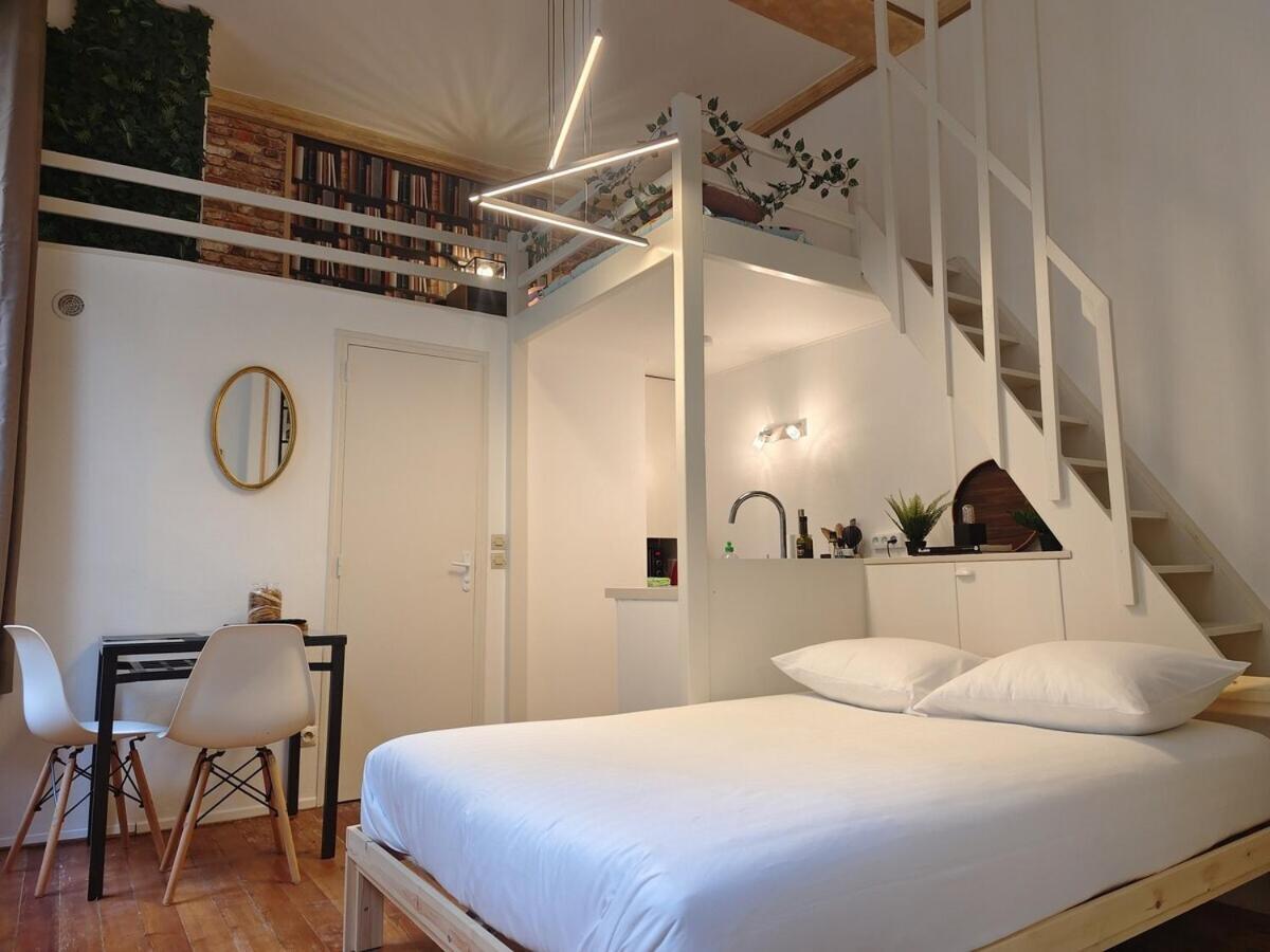 Ferienwohnung Studio Lumineux Et Fleuri Idealement Situe Caen Exterior foto
